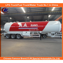 ASME 50m3 LPG Transport Trailer 56000L LPG Tank Semi-remorque